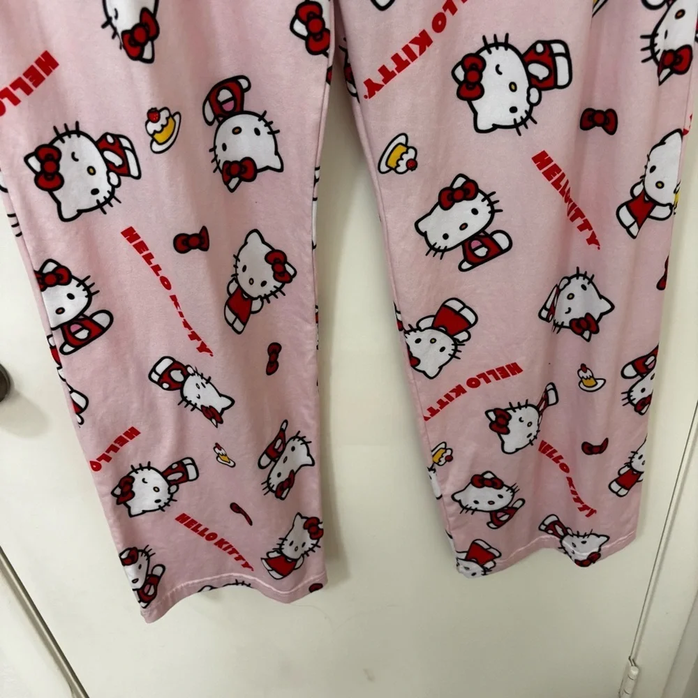 Box lunch x Sanrio Hello Kitty Pink Pajama  elastic waist Pants size M